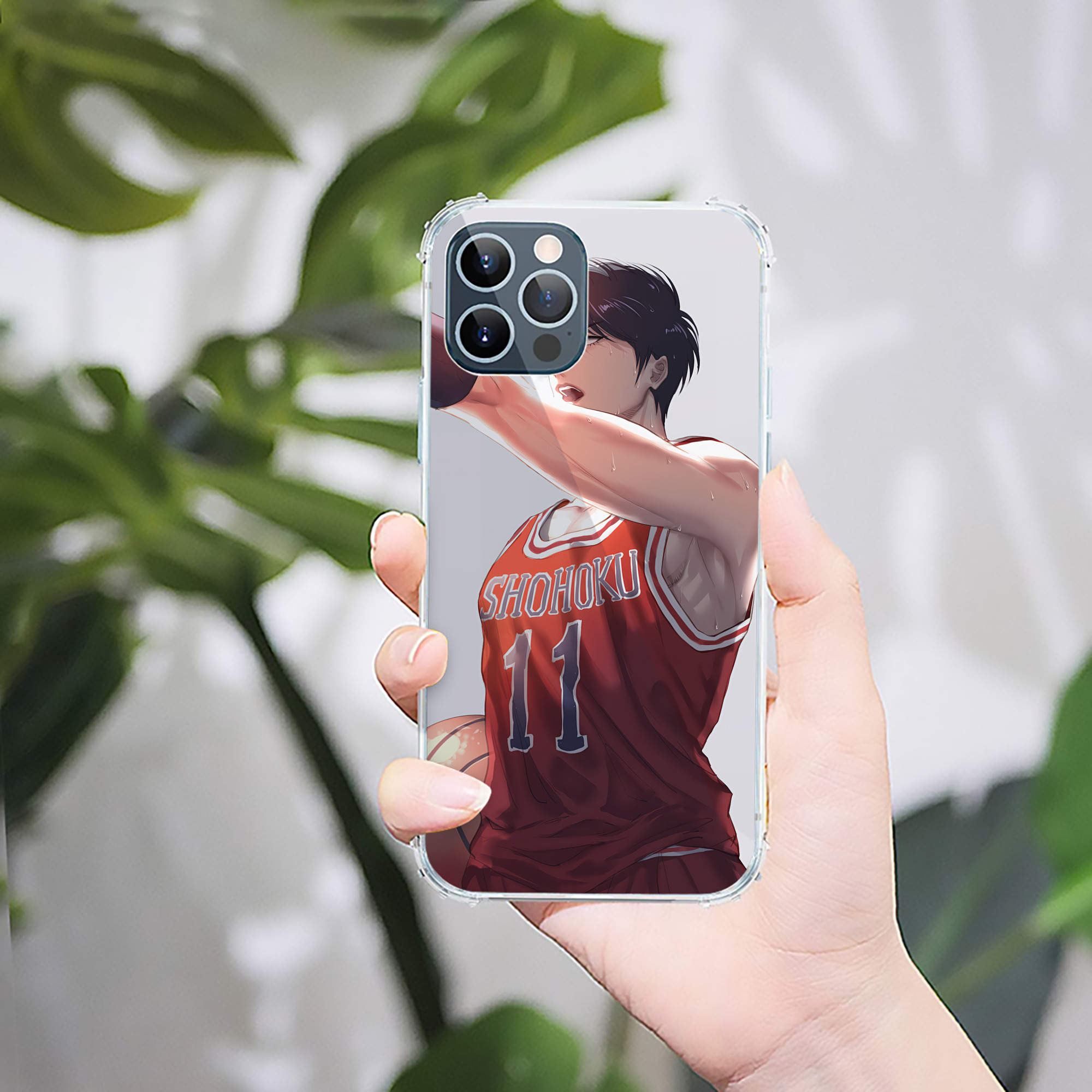 （画像用） SLAM DUNK／スラムダンク 【iPhone 12シリーズ対応】透明スマホケース（クリアソフトケース）